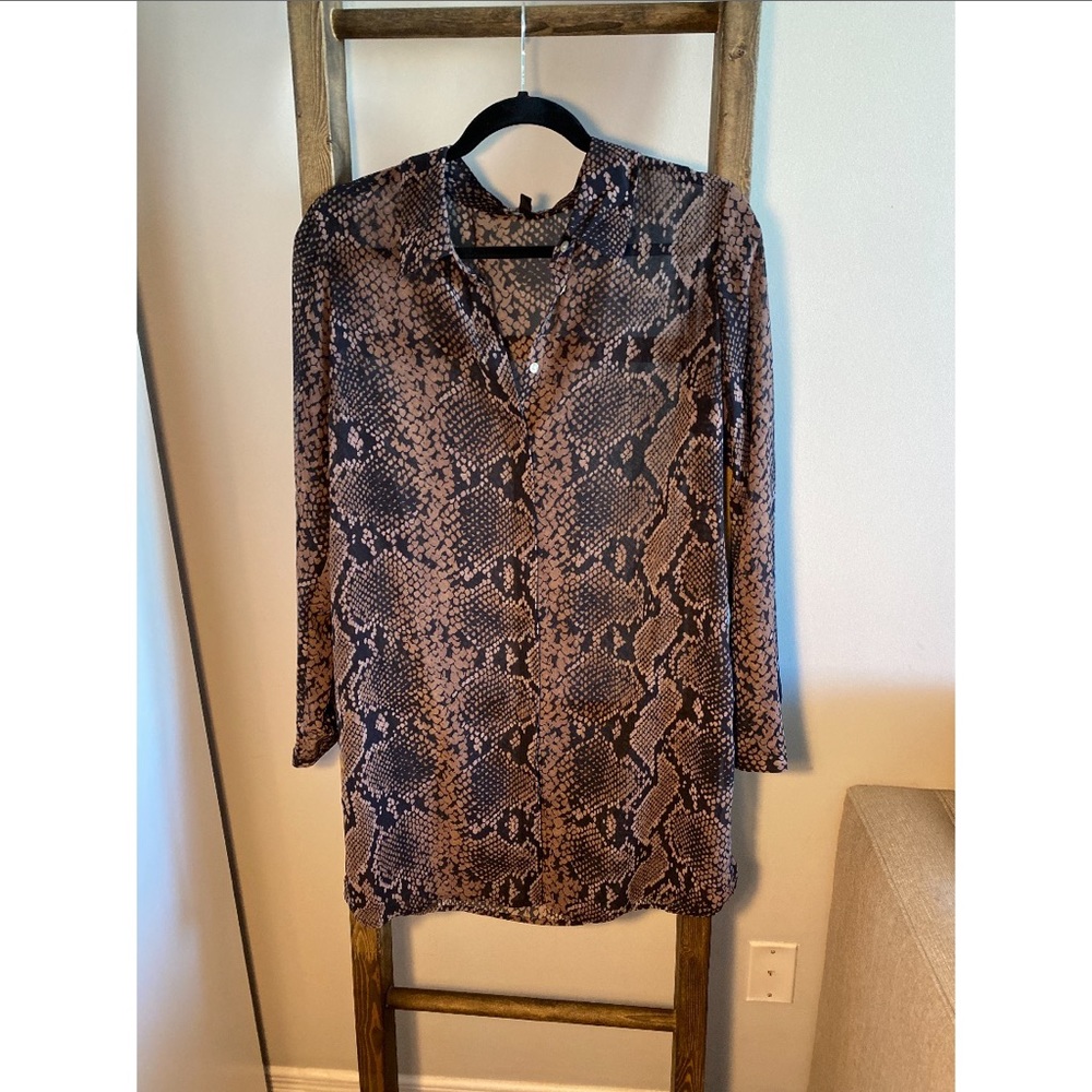 Sheer Tunic Top